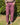 pantalon version été, magique couleur prune idéal pour l'entrée de saison, coupe 7/8ème marque Johanna Paris