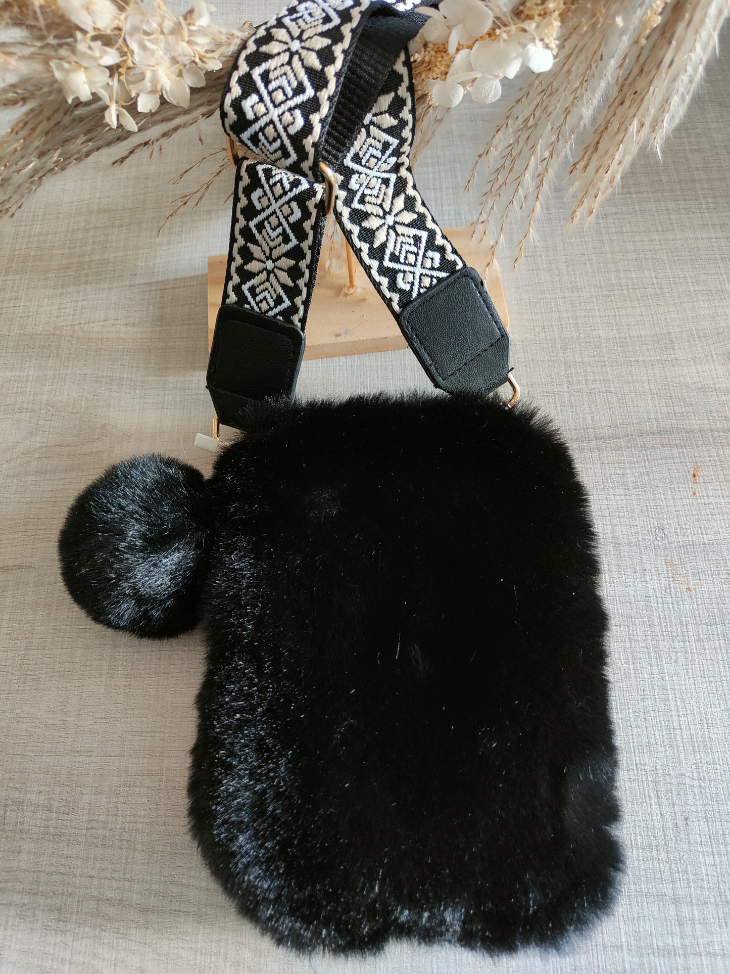 Pochette fourrure