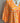 robe imprimé léopard orange fluo en gaze de coton, col V, marque Johanna Paris