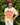 tee shirt jaune pâle IBIZA en fluo rose marque Johanna Paris