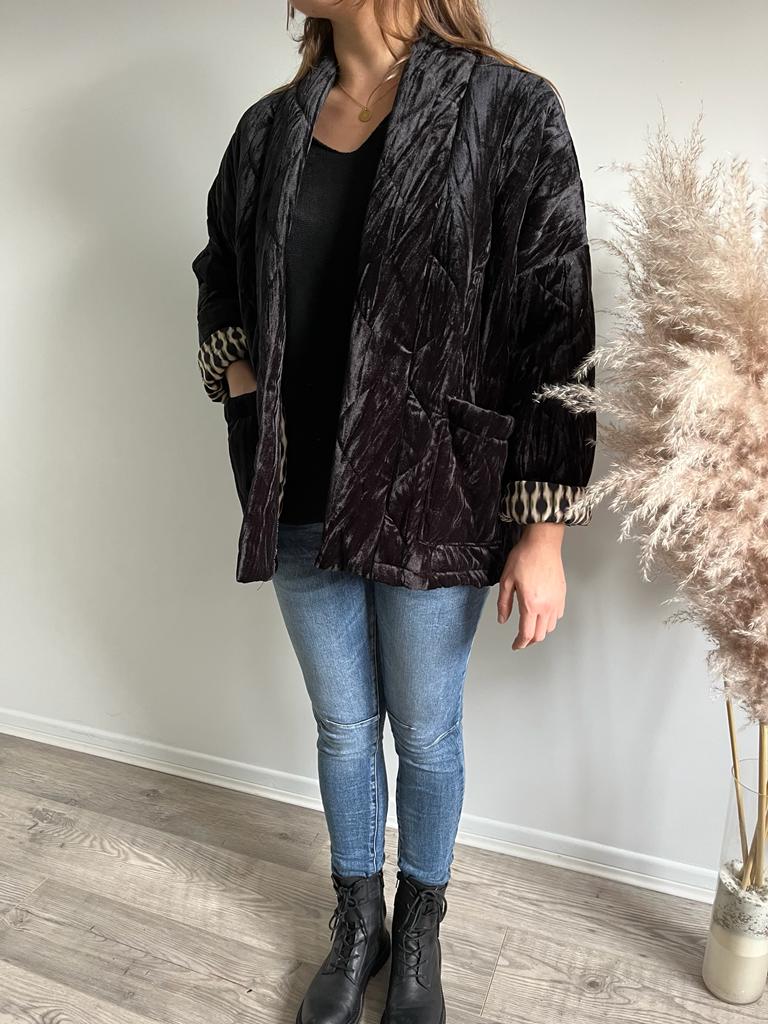 Veste velours Carole