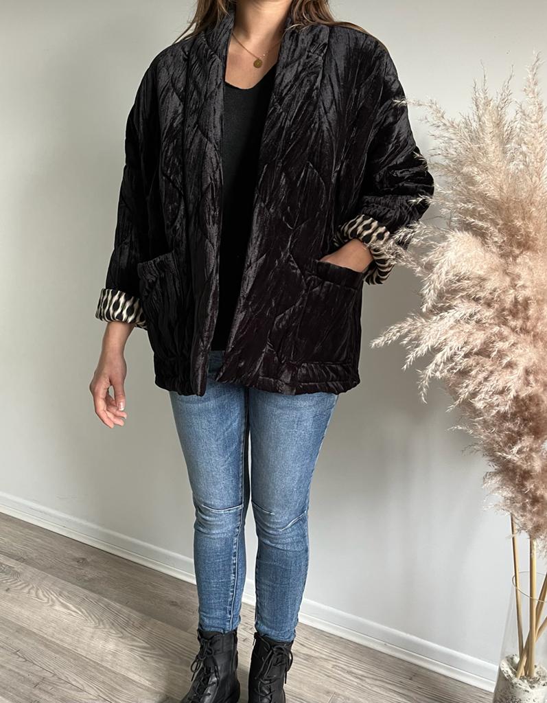 Veste velours Carole