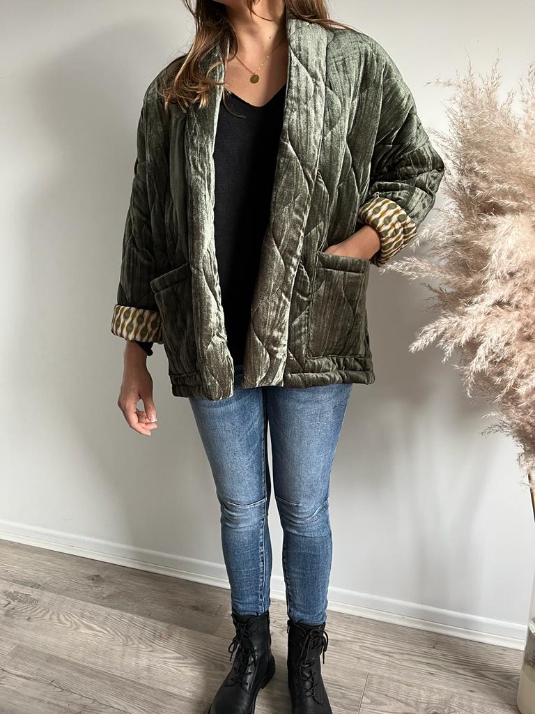 Veste velours Carole