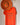 teeshirt orange pour femme fluide et léger inscription terrasse copines apéro
