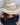 capeline chapeau pour femme beige et blanc