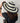 capeline chapeau femme rayé noir et blanc