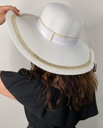 capeline chapeau pour femme blanc 