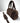 Mini sac bowling choco cuir nubuck avec lannière, fermeture éclair, femme, accessoire, anses