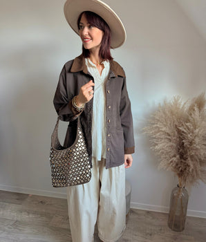 Veste façon barbour Johanna Paris