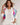 Blazer blanc femme LM Lulu avec foulard coloré, manches 3/4 à revers boutonné, veste élégante et tendance.