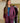 Blazer rayé prune et marine Johanna Paris