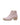 boots nubuck rose poudré talon 5 cm