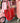 Cabas matelassé rouge zippé grande dimension idéale pour PC marque the corner