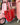 Cabas matelassé rouge zippé grande dimension idéale pour PC marque the corner