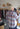 Chemise à carreaux brodée C’est qui la patronne – broderie au dos