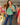 Chemise vichy gaufrée vert fluo et bleu Johanna Paris portée avec un jean – taille unique 36 à 42 – MC by Chloé Ronchin