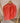 chemise à volant, couleur rouge corail ultra légère taille unique du 36 au 46 marque Johanna Paris