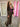 Ensemble blazer et pantalon chocolat Pulpeuse, coupe ample, doubles bandes latérales écrues sur les manches et le pantalon, taille 44 à 50.