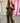 Tailleur femme chocolat Pulpeuse, veste blazer à poches et pantalon large à taille élastiquée, bandes contrastantes écrues, du 44 au 50.