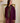 Veste gilet boutonnée prune Johanna Paris, coupe ample, deux poches, taille unique 36 au petit 44.