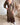 robe longue pour femme élastique à la taille bohème avec motifs indiens