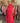 Jupe longue Johanna Paris imprimé bandana rouge, coupe fluide avec poches et taille élastique, avc écharpe triangle assortie. Boutique à Ronchin 