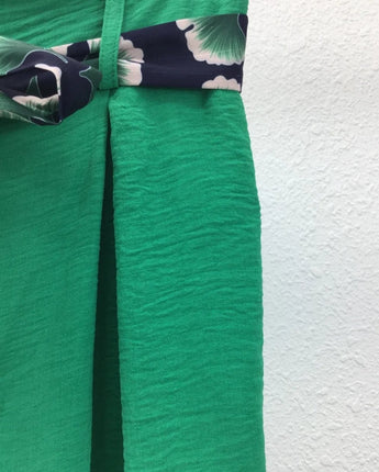 pantalon fluide grande taille vert gucci