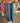Jean jupe pantalon The Corner bleu denim, pantalon large The Corner style jupe-culotte The Corner