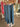 Jean jupe pantalon The Corner bleu denim, pantalon large The Corner style jupe-culotte The Corner
