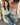 Jean jupe pantalon The Corner bleu denim, pantalon large The Corner style jupe-culotte The Corner