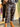 Pantalon Johanna Paris à carreaux marine et camel, coupe 7/8e avec poches plaquées devant, collection automne MC by Chloé.
