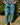 pantalon magique fin nouveau coloris entrée de saison, bleu canard, taille unique 36/42 7/8ème, marque Johanna Paris