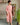 Pantalon texturé à carreaux rose Johanna Paris coupe barrel 7/8 porté avec top assorti