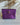 porte monnaie femme cuir irisé violet