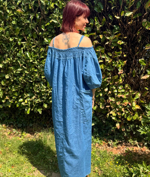 Robe en Jean Légère à Bretelles – Johanna Paris
