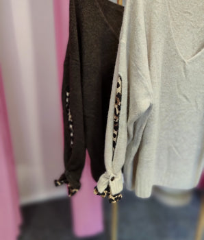 Pull coup de cœur Pulpeuse 💕 Léopard chic – 44/48