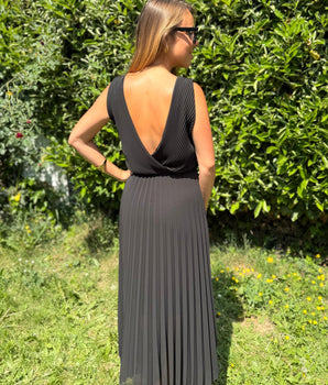 Robe plissée réversible -2 en 1