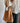 Sac cabas ultra souple en cuir nubuck camel avec pochette