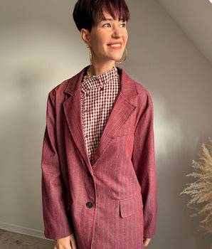 Veste  blazer rayé - Johanna Paris