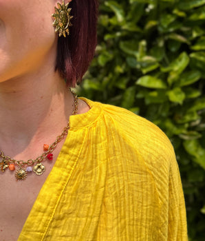 Blouse Peintre - Johanna Paris – Couleurs Peps Jaune ou Orange