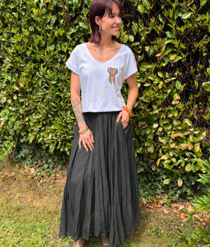 Jupe en voile de coton
