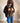 Veste fourrure capuche chocolat - The Corner