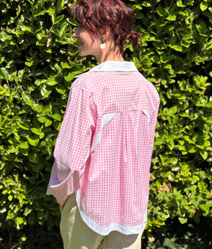 Chemise vichy rose Johanna Paris