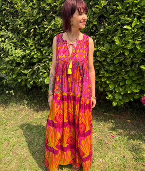 Robe "Solea" – Voile de coton fluide et coloris pep’s