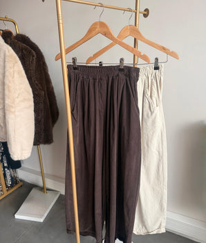 Pantalon magique large en velours - Johanna Paris