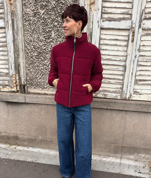 Doudoune courte à strass – Esprit chic & cocooning