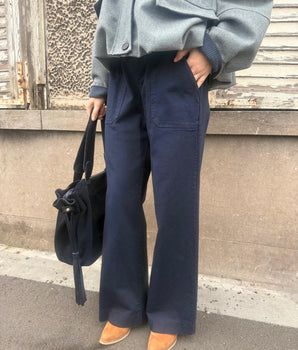 Pantalon PO jambes larges - Johanna Paris