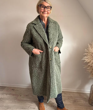 Manteau cocoon doux