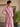 robe chemise carreaux rose bleu Johanna Paris nouée devant