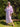 robe longue en voile de coton, couleur parme, romantique et légère pour cet été, marque Johanna Paris